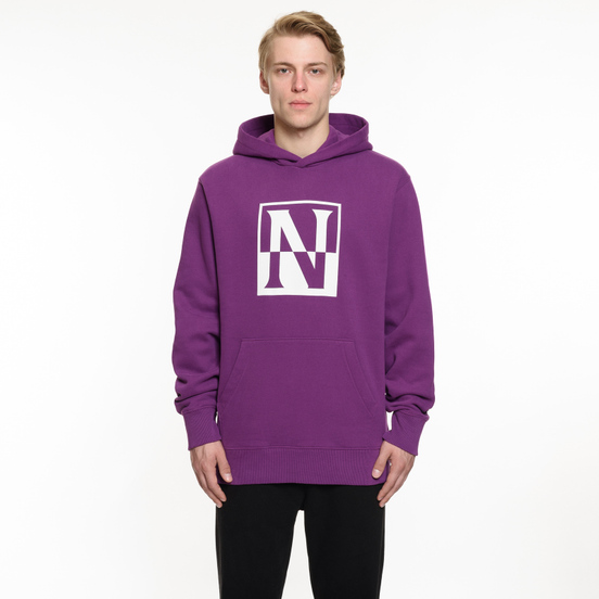 Мужская толстовка Napapijri Baoding Hoodie Mid Purple