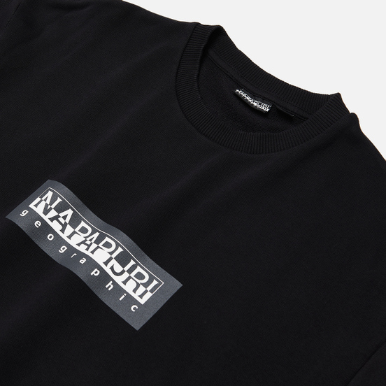 Мужская толстовка Napapijri Box Crew Neck Black