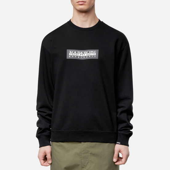 Мужская толстовка Napapijri Box Crew Neck Black