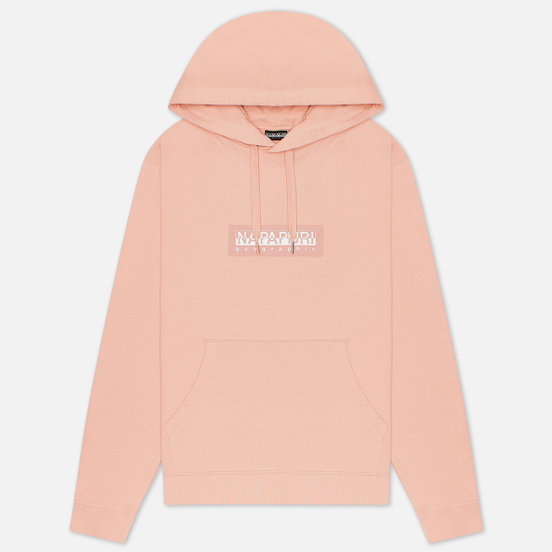 Мужская толстовка Napapijri Box Hoodie 1 Coral Pink