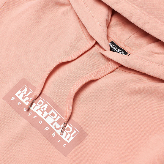 Мужская толстовка Napapijri Box Hoodie 1 Coral Pink