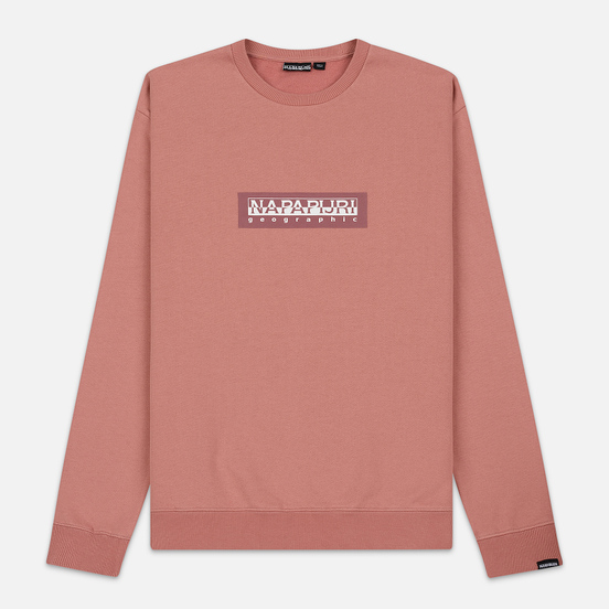 Мужская толстовка Napapijri Box Pink Old Rose