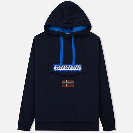 Мужская толстовка Napapijri Burgee 2 Hoodie Blue Marine