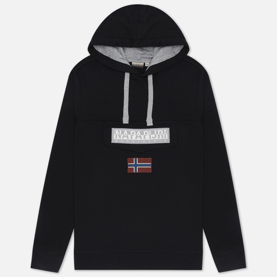 Мужская толстовка Napapijri Burgee Summer Hoodie Black