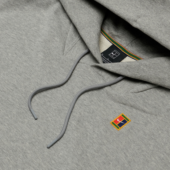 Мужская толстовка Nike Court Fleece Hoodie Dark Grey Heather