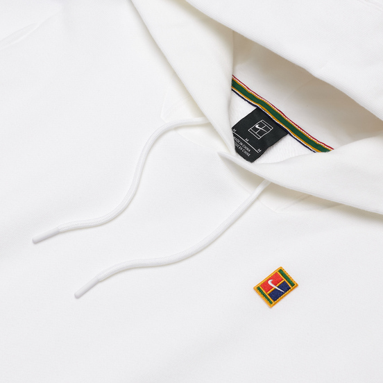 Мужская толстовка Nike Court Fleece Hoodie White