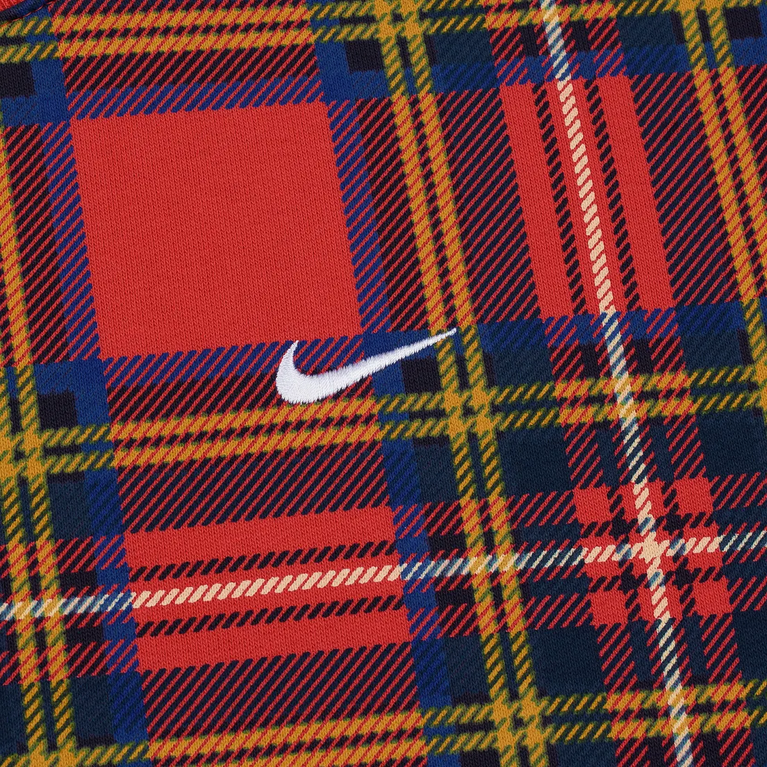 Nike Мужская толстовка NRG Crew Swoosh Stripe Plaid