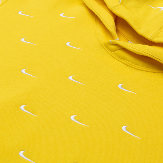 Мужская толстовка Nike NRG Swoosh Logo Hoodie Chrome Yellow