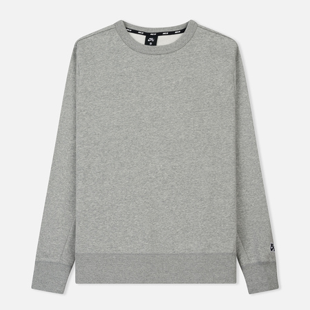 Мужская толстовка Nike SB Crew Icon Fleece Essential Dark Grey Heather/Black