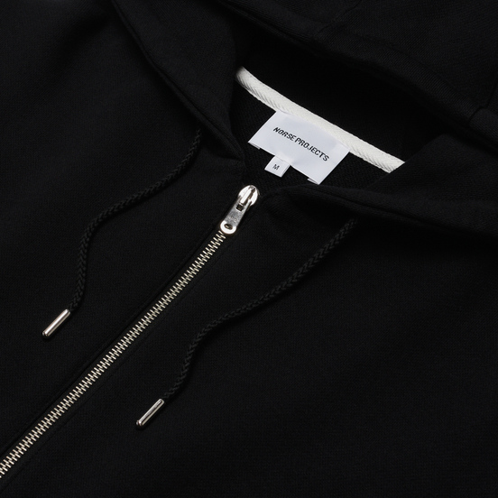 Мужская толстовка Norse Projects Vagn Zip Hood Black