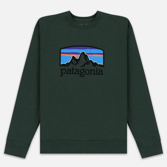Мужская толстовка Patagonia Fitz Roy Horizons Uprisal Crew Alder Green