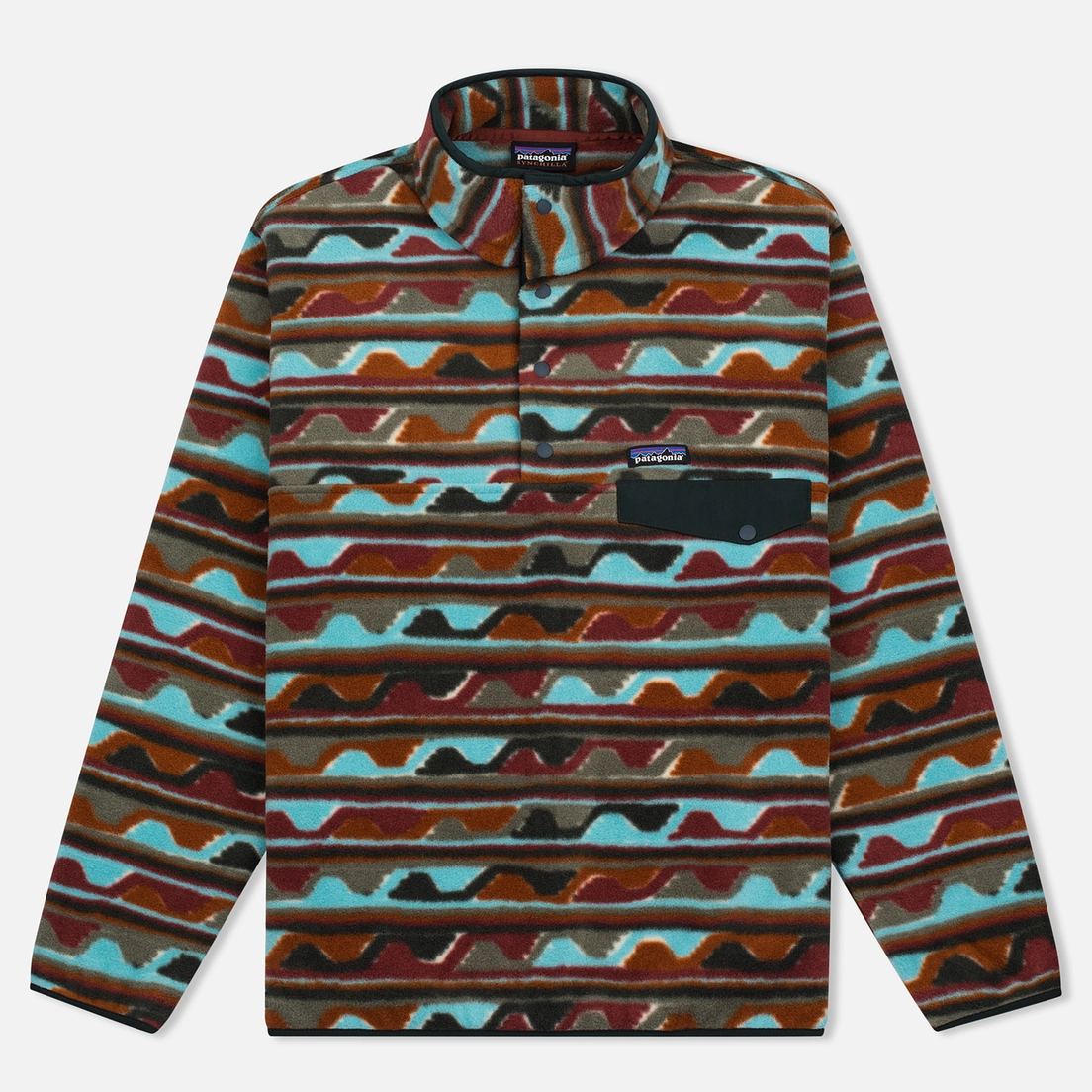 Patagonia Мужская толстовка Lightweight Synchilla Snap-T Fleece