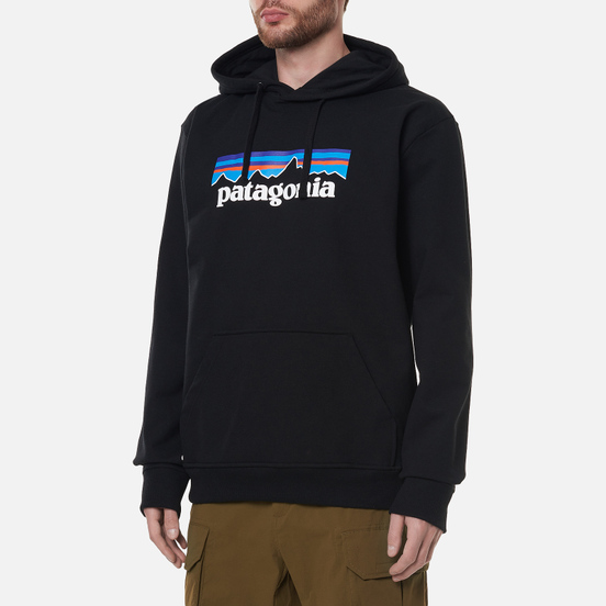 Мужская толстовка Patagonia P-6 Logo Uprisal Hoodie Black