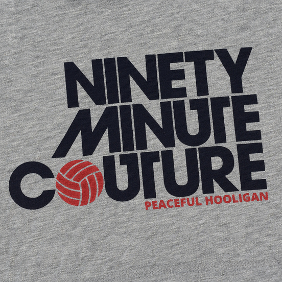 Мужская толстовка Peaceful Hooligan Ninety Minute Hoodie Marl Grey