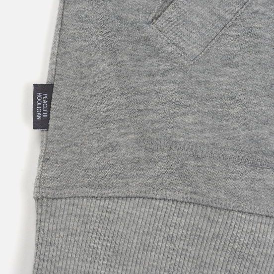 Мужская толстовка Peaceful Hooligan Ninety Minute Hoodie Marl Grey