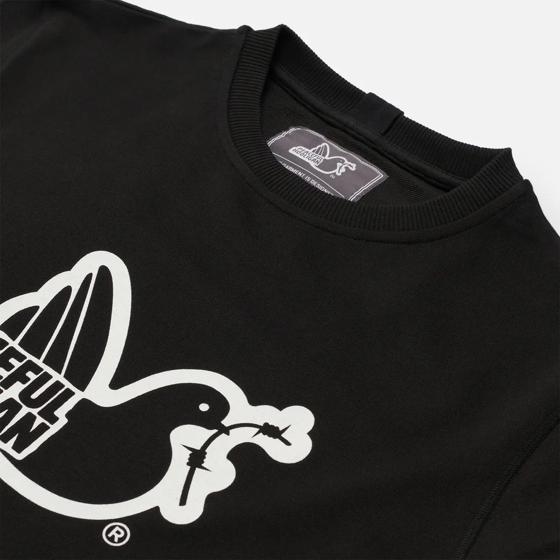 Peaceful Hooligan Мужская толстовка Outline Dove Crew Neck