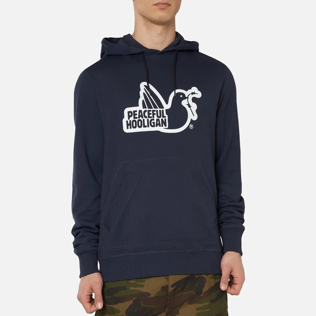 Peaceful Hooligan Мужская толстовка Outline Dove Hoodie