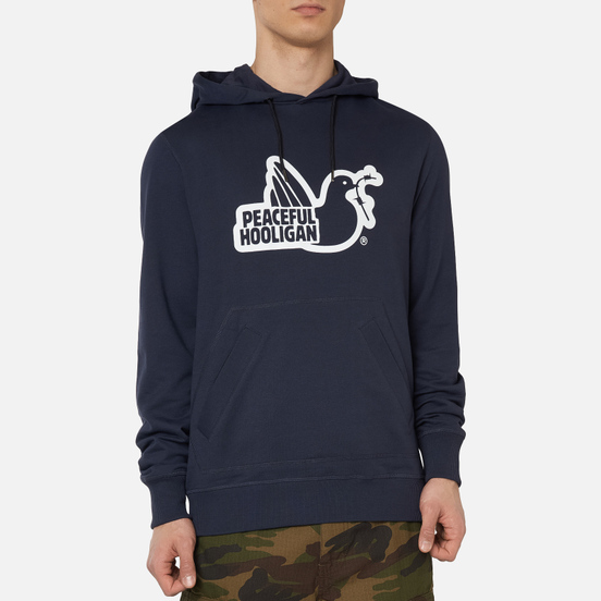 Мужская толстовка Peaceful Hooligan Outline Dove Hoodie Navy