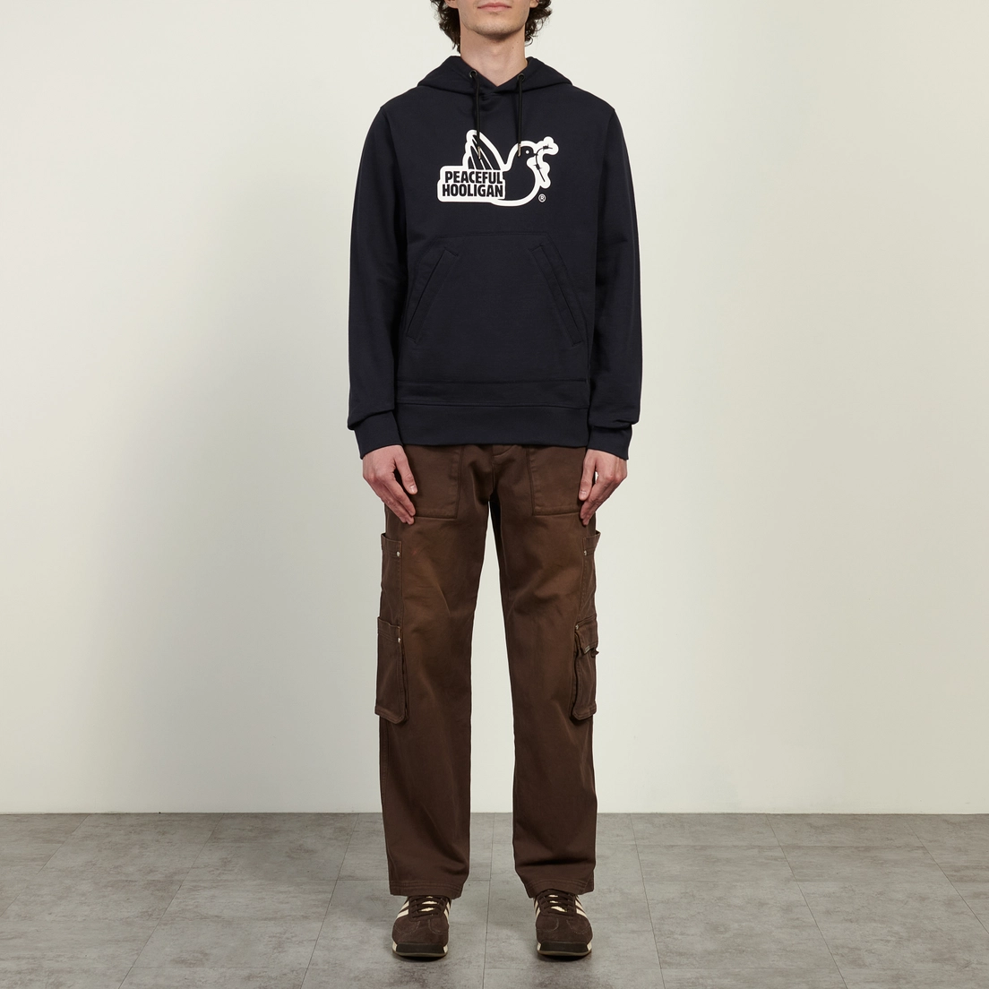 Peaceful Hooligan Мужская толстовка Outline Dove Hoodie