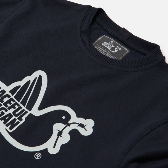 Мужская толстовка Peaceful Hooligan Outline Dove Navy/White Print