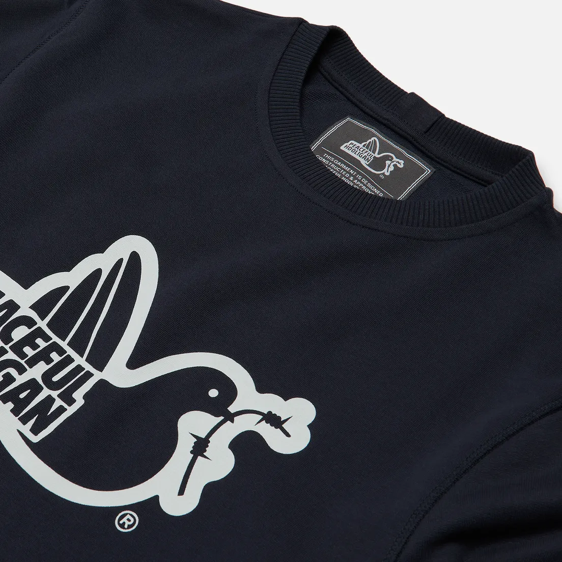 Peaceful Hooligan Мужская толстовка Outline Dove Crew Neck