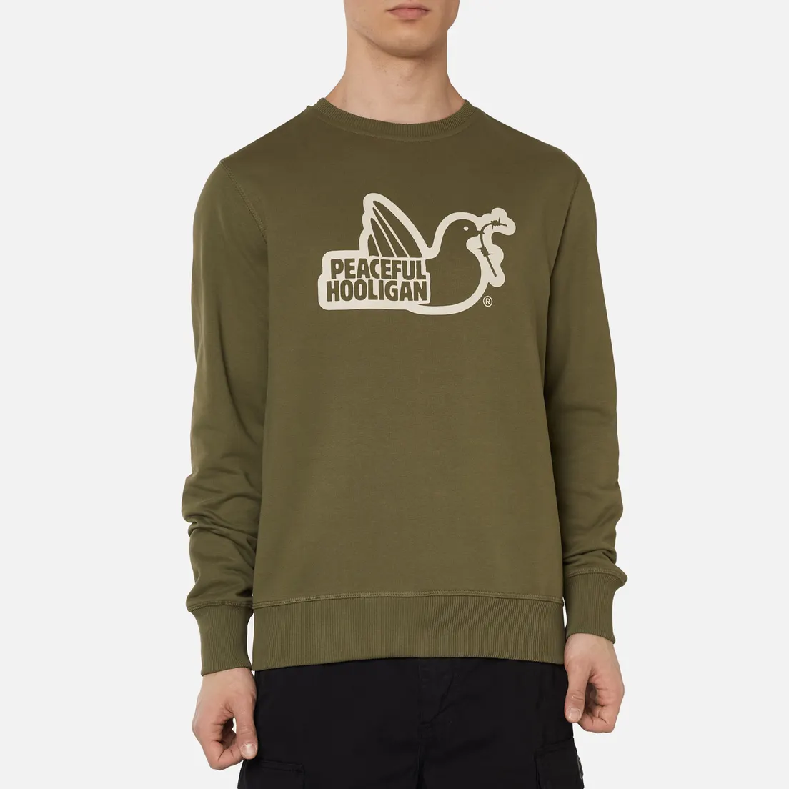 Peaceful Hooligan Мужская толстовка Outline Dove