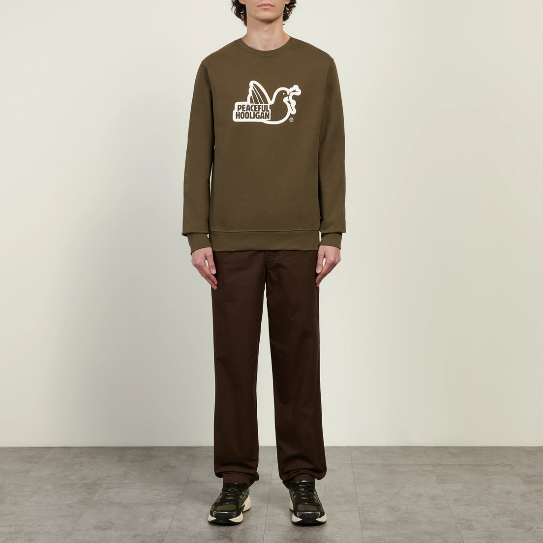 Peaceful Hooligan Мужская толстовка Outline Dove
