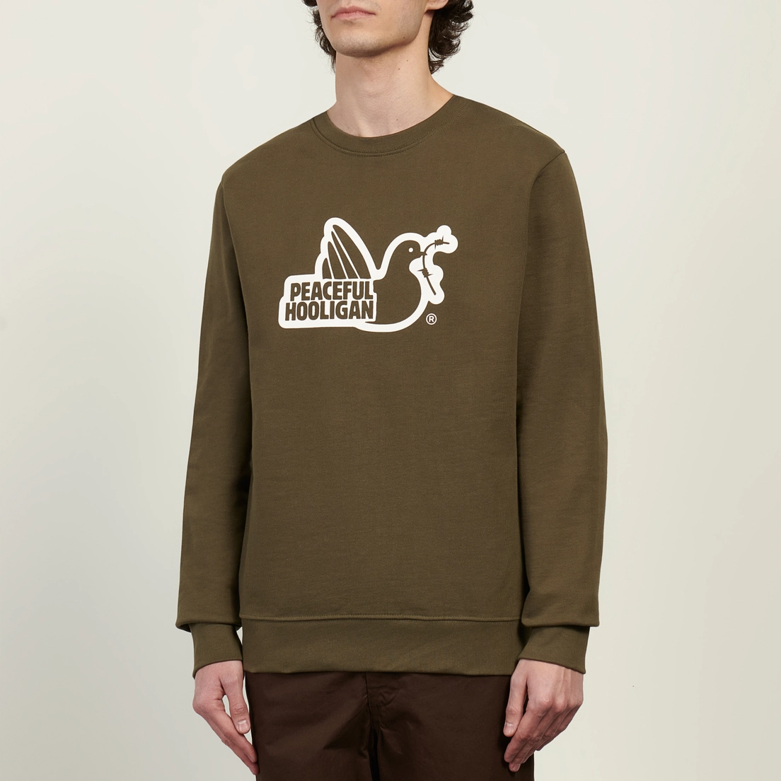 Peaceful Hooligan Мужская толстовка Outline Dove