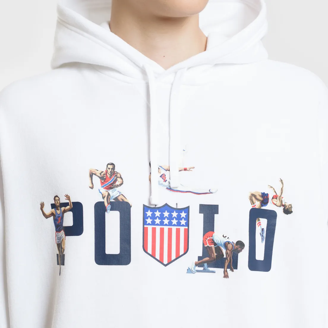 Polo Ralph Lauren Мужская толстовка Athletic Sport Graphic Print Hoodie