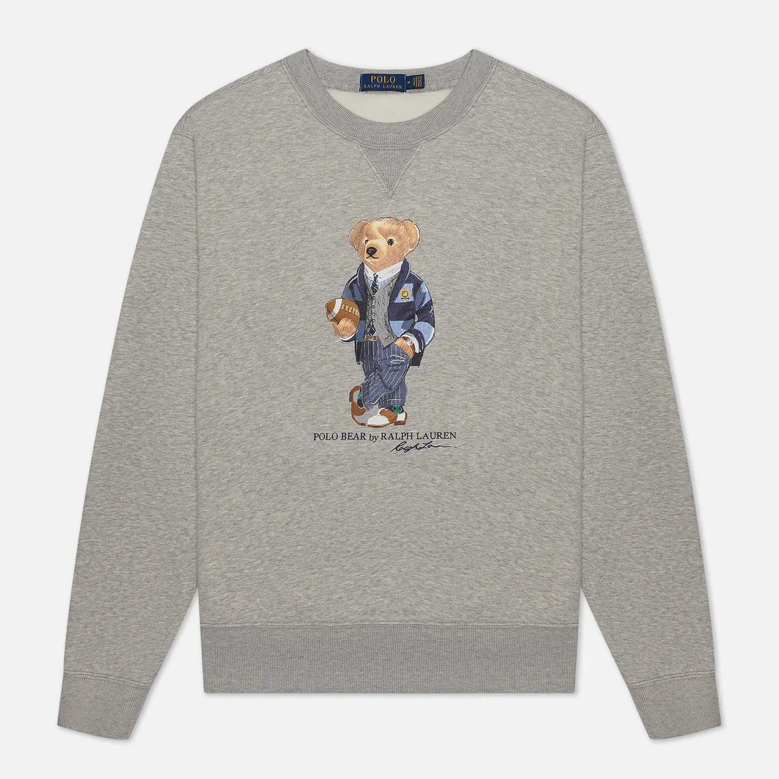 Polo Ralph Lauren Мужская толстовка Bear Ready Play Football In Polo Style