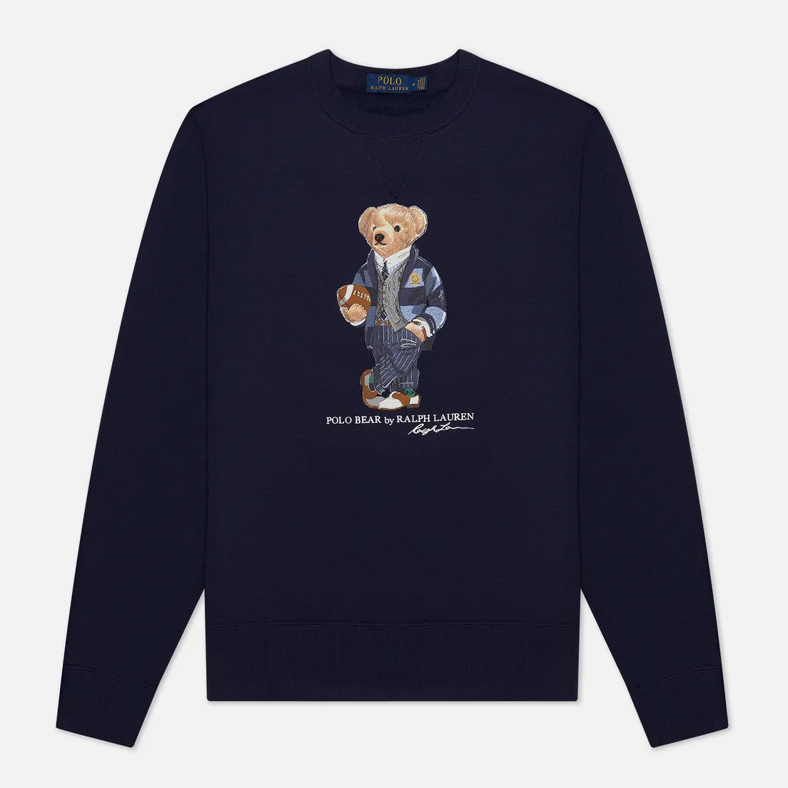 Polo Ralph Lauren Мужская толстовка Bear Ready Play Football In Polo Style