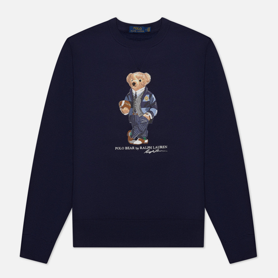 Мужская толстовка Polo Ralph Lauren Bear Ready Play Football In Polo Style Cruise Navy