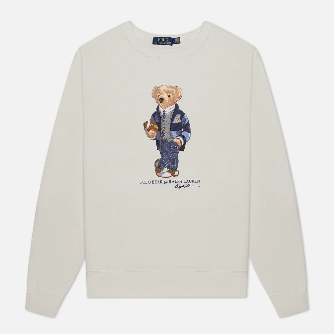 Polo Ralph Lauren Мужская толстовка Bear Ready Play Football In Polo Style