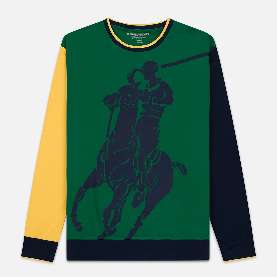 Polo Ralph Lauren Мужская толстовка Big Pony Polo Color Block