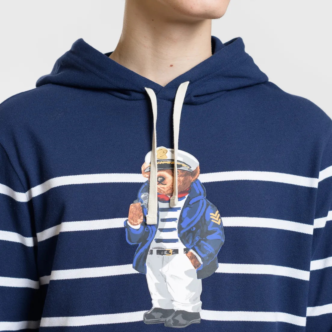 Polo Ralph Lauren Мужская толстовка Capitan Bear Hoody Stripe