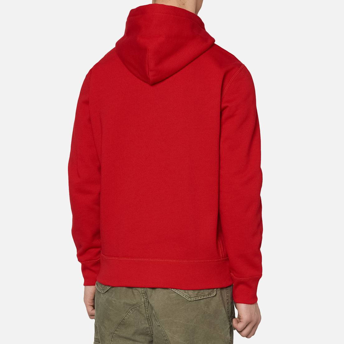 full red hoodie