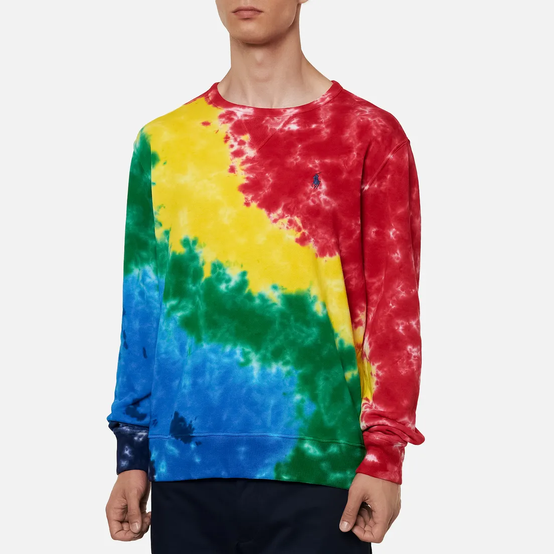 Polo Ralph Lauren Мужская толстовка Crew Neck Terry Tie Dye