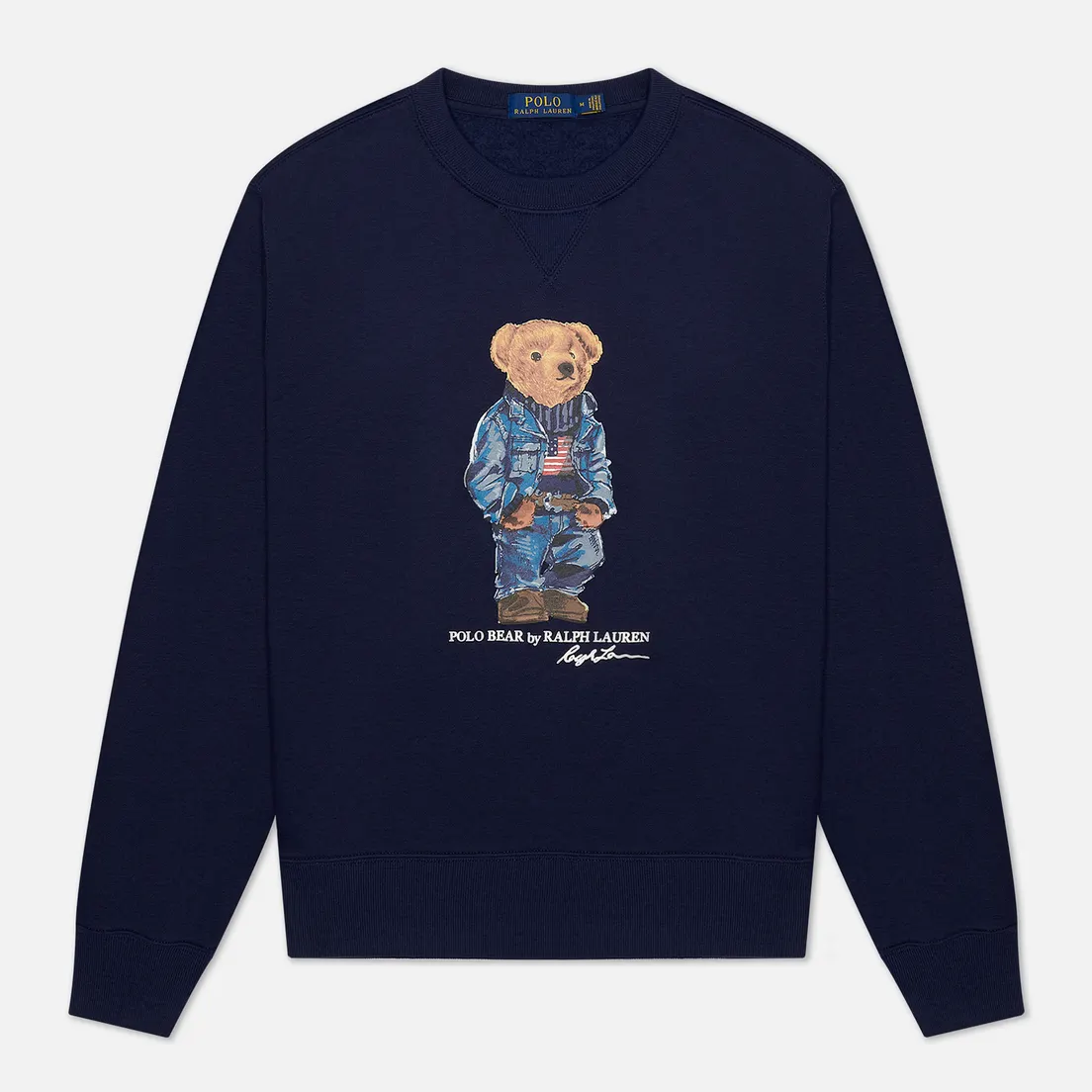 Polo Ralph Lauren Мужская толстовка Denim Bear Magic Fleece