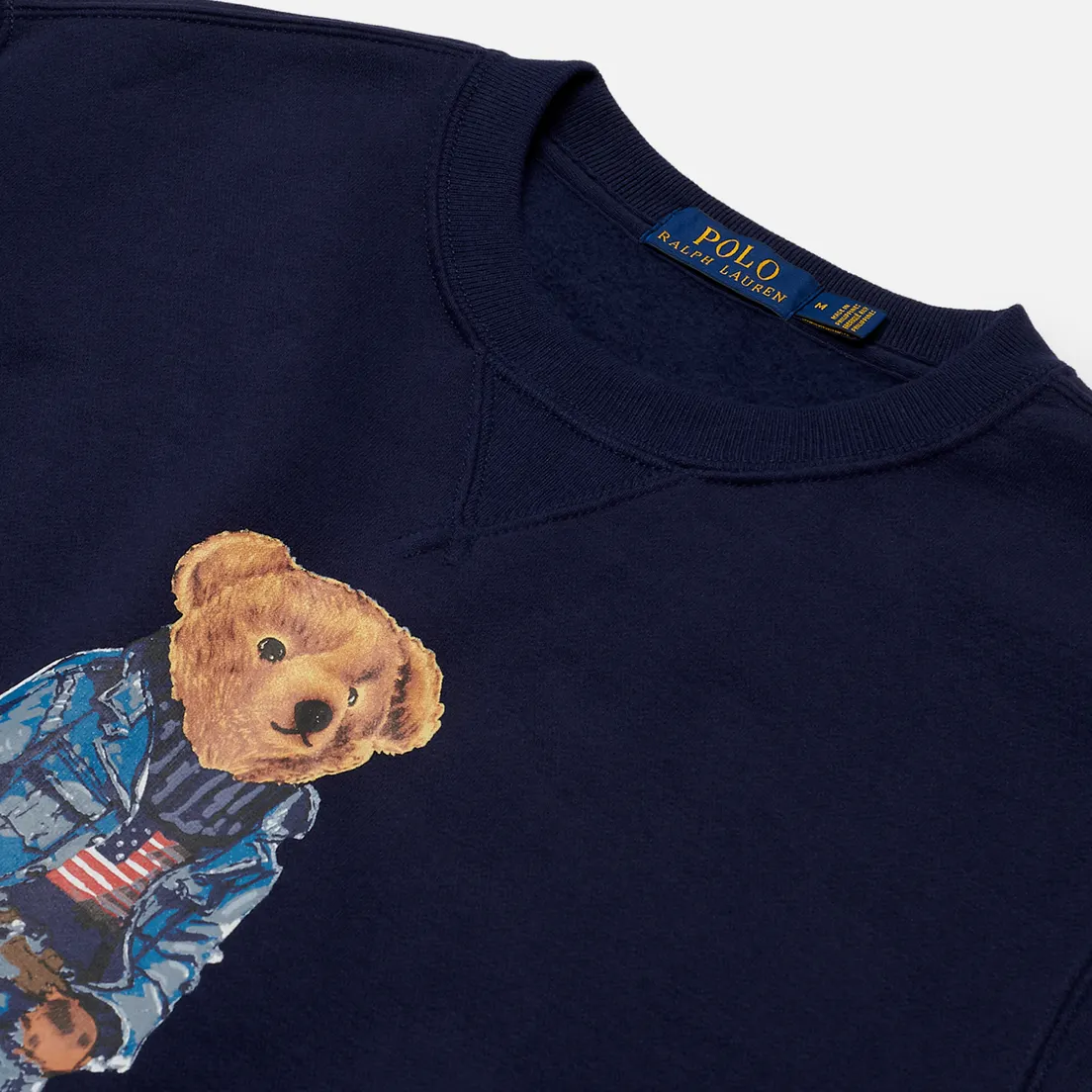 Polo Ralph Lauren Мужская толстовка Denim Bear Magic Fleece