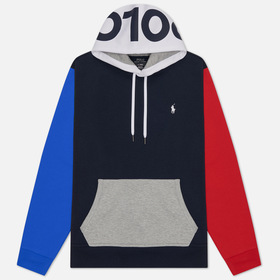 Мужская толстовка Polo Ralph Lauren Double Knit Tech Hoodie Aviator Navy/Multicolor