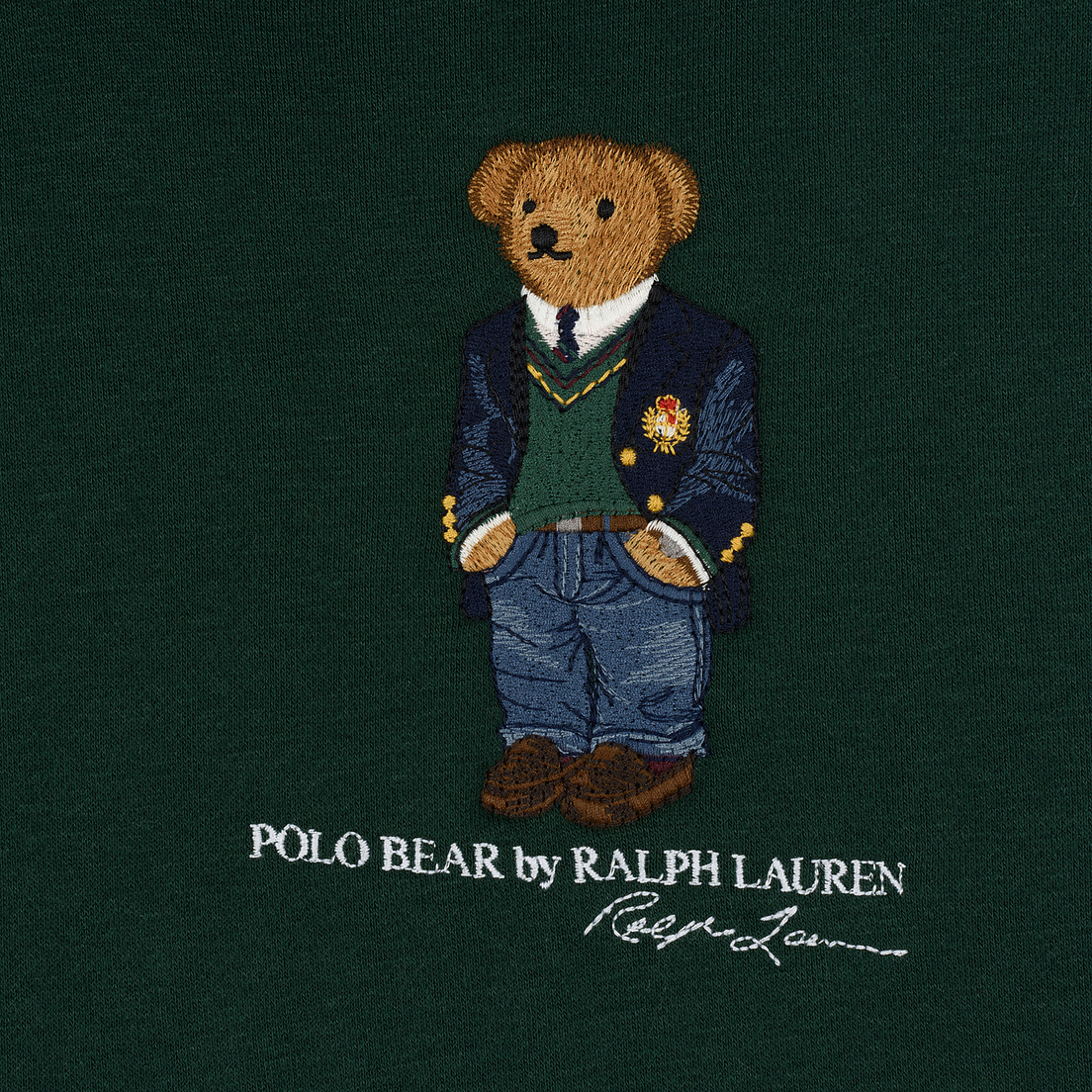 Polo Ralph Lauren Мужская толстовка Embroidered Bear Magic Fleece Hoodie