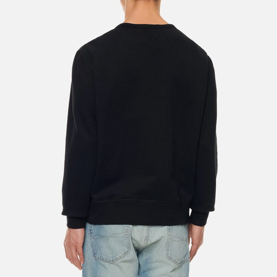 Мужская толстовка Polo Ralph Lauren Embroidered Pony Fleece Crew Neck Black