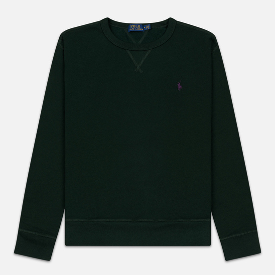 Мужская толстовка Polo Ralph Lauren Embroidered Pony Fleece Crew Neck College Green