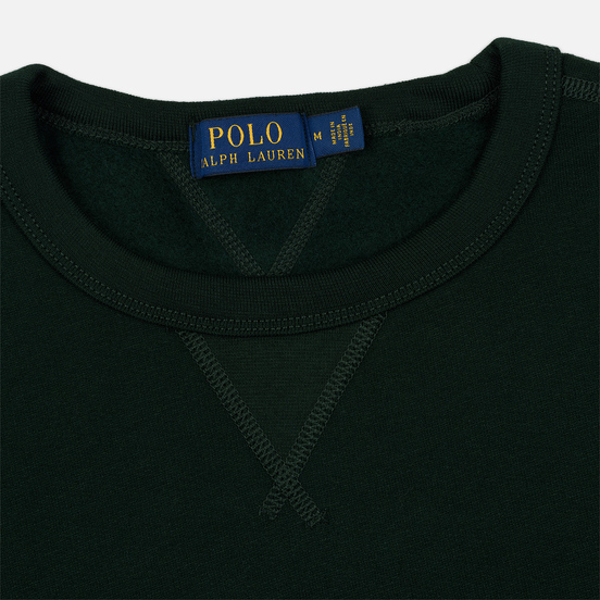 Мужская толстовка Polo Ralph Lauren Embroidered Pony Fleece Crew Neck College Green