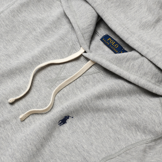 Мужская толстовка Polo Ralph Lauren Embroidered Pony Fleece Hoodie Andover Heather