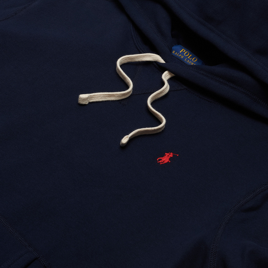 Мужская толстовка Polo Ralph Lauren Embroidered Pony Fleece Hoodie Cruise Navy