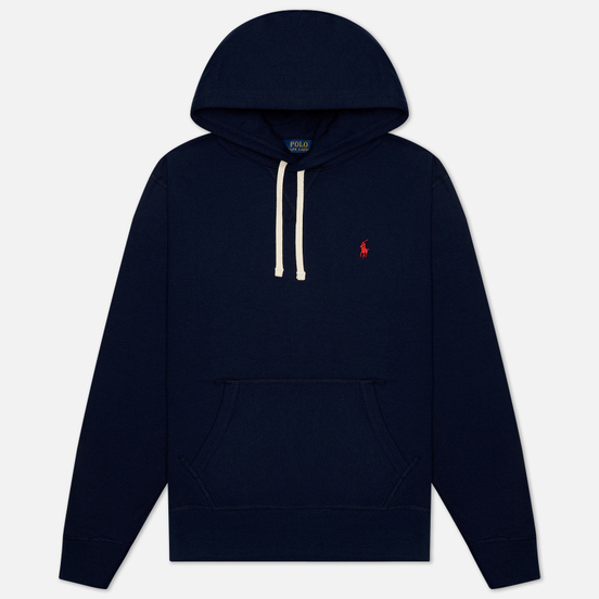 Мужская толстовка Polo Ralph Lauren Embroidered Pony Fleece Hoodie Cruise Navy