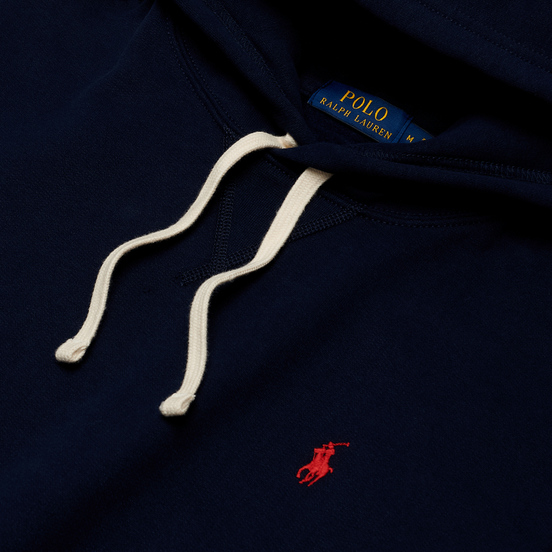 Мужская толстовка Polo Ralph Lauren Embroidered Pony Fleece Hoodie Cruise Navy