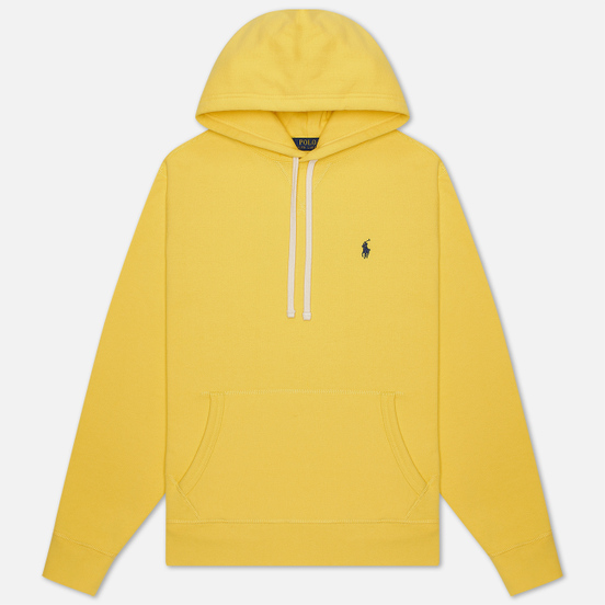 Мужская толстовка Polo Ralph Lauren Embroidered Pony Fleece Hoodie Sunfish Yellow