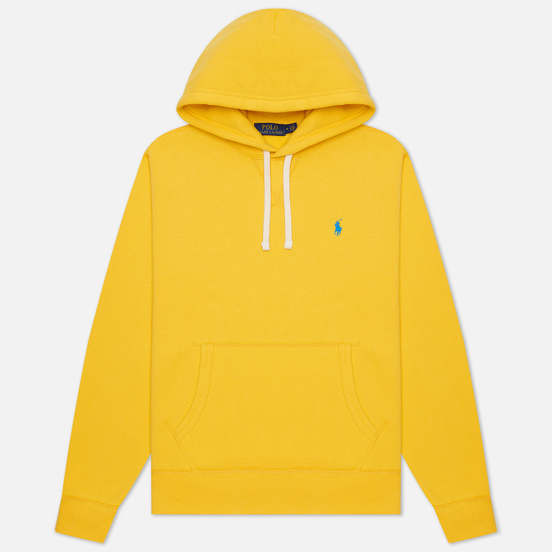 Мужская толстовка Polo Ralph Lauren Embroidered Pony Fleece Hoodie Yellowfin